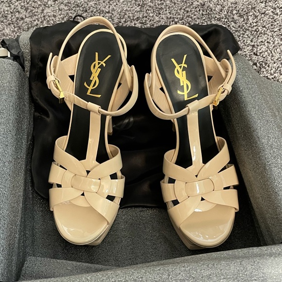 Saint Laurent Tribute Sandals - Picture 2 of 10